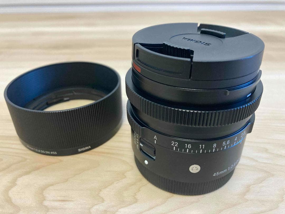 SIGMA 45mm F2.8 DG DN Eマウントレンズ　レンズフィルター付