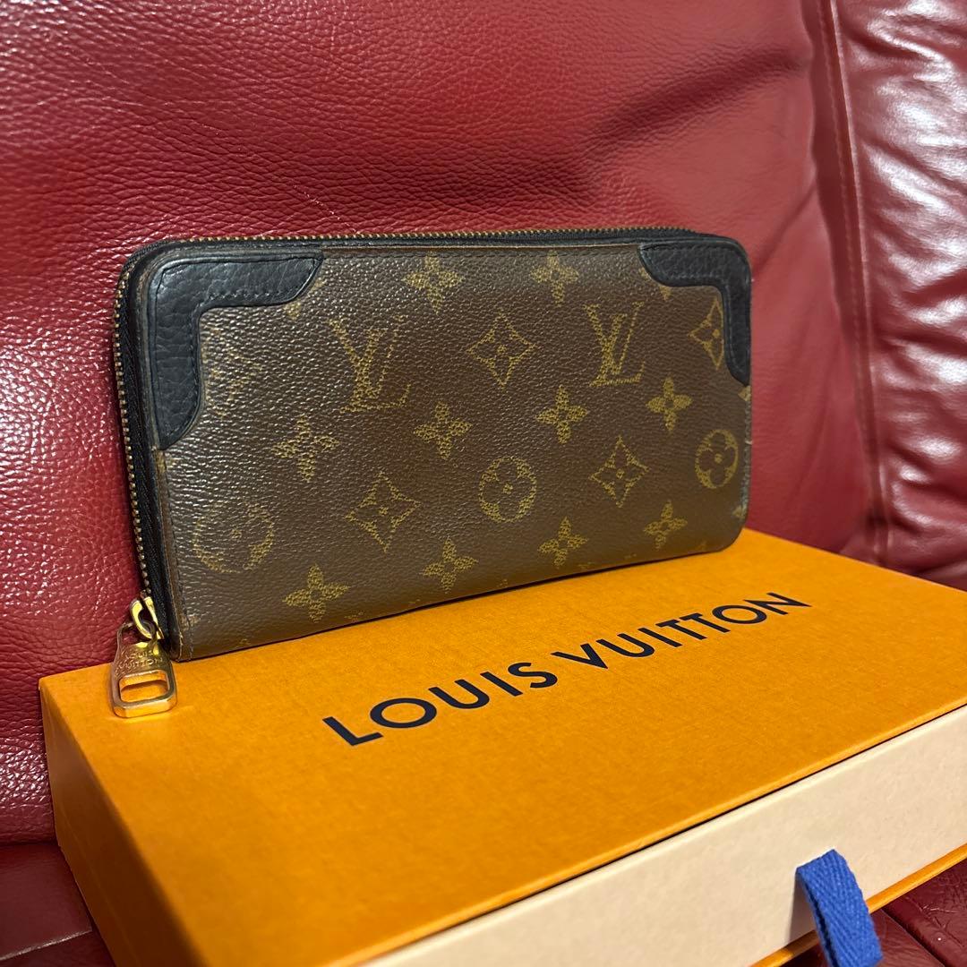 【美品】ルイヴィトン モノグラム レティーロ ジッピーウォレット 長財布