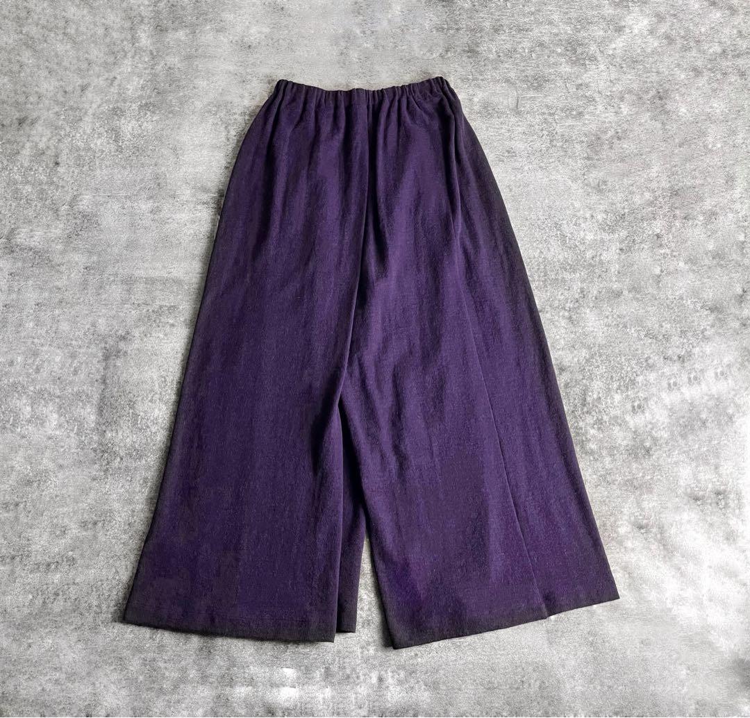 v*a様 JURGEN LEHL ウール ガウチョパンツ ワイドパンツ アンゴラ