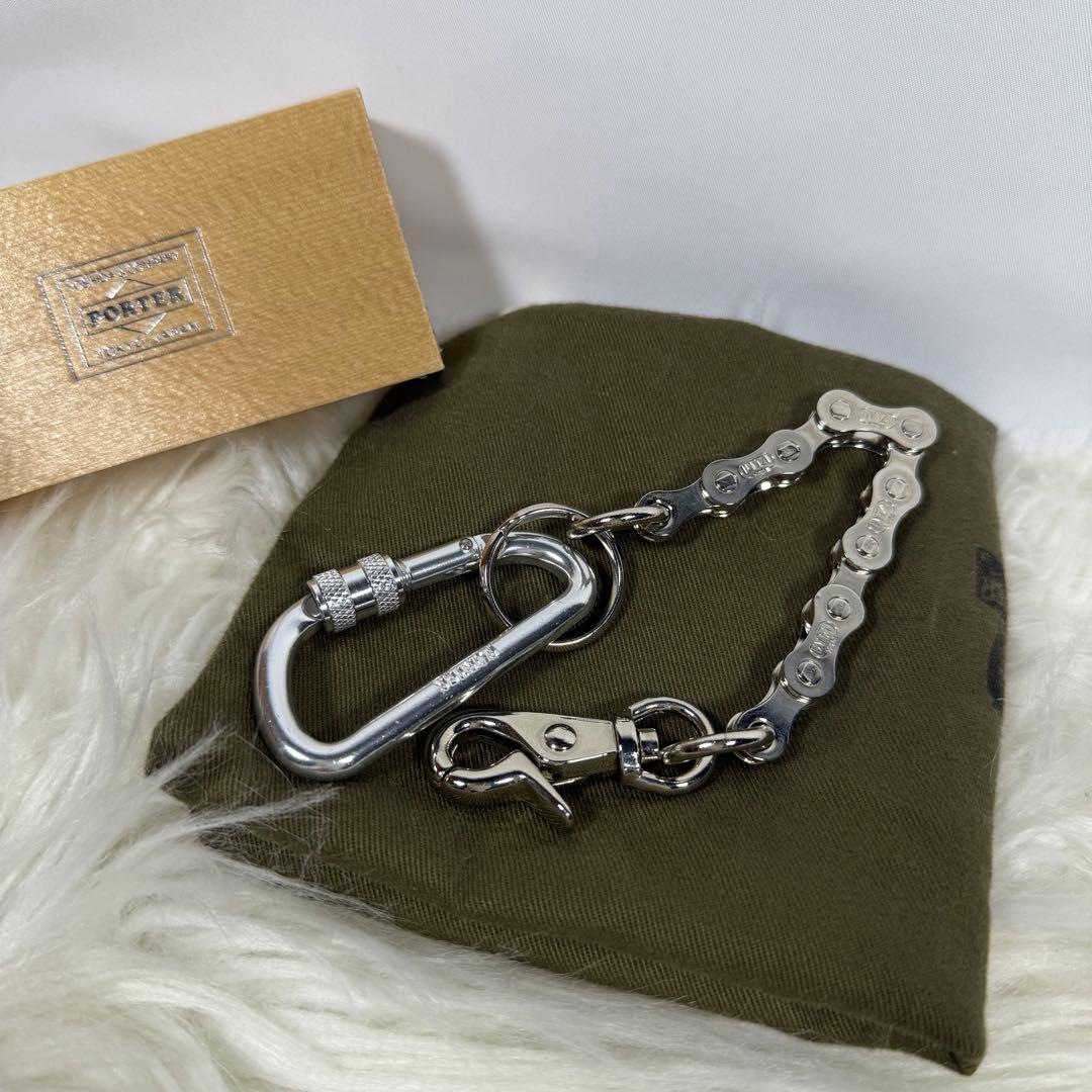 [未使用級] PORTER BICYCLE CHAIN SHORT シルバー