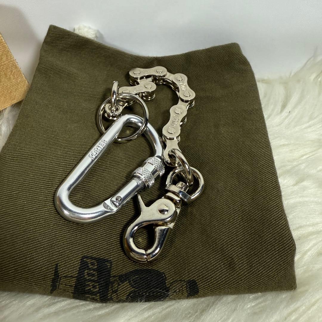 [未使用級] PORTER BICYCLE CHAIN SHORT シルバー