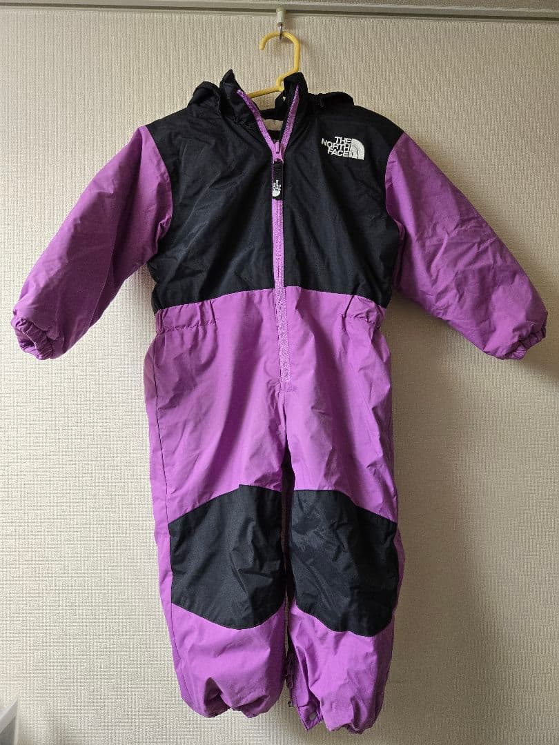 に*ろ様 ノースフェイス キッズスキーウェア　パープル　90CM　NSJ6191