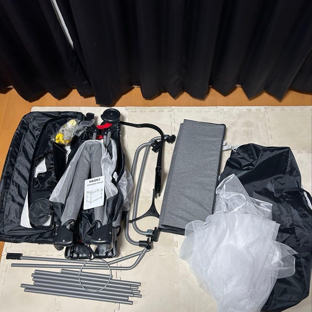 美品　ベビーベッド　折りたたみ