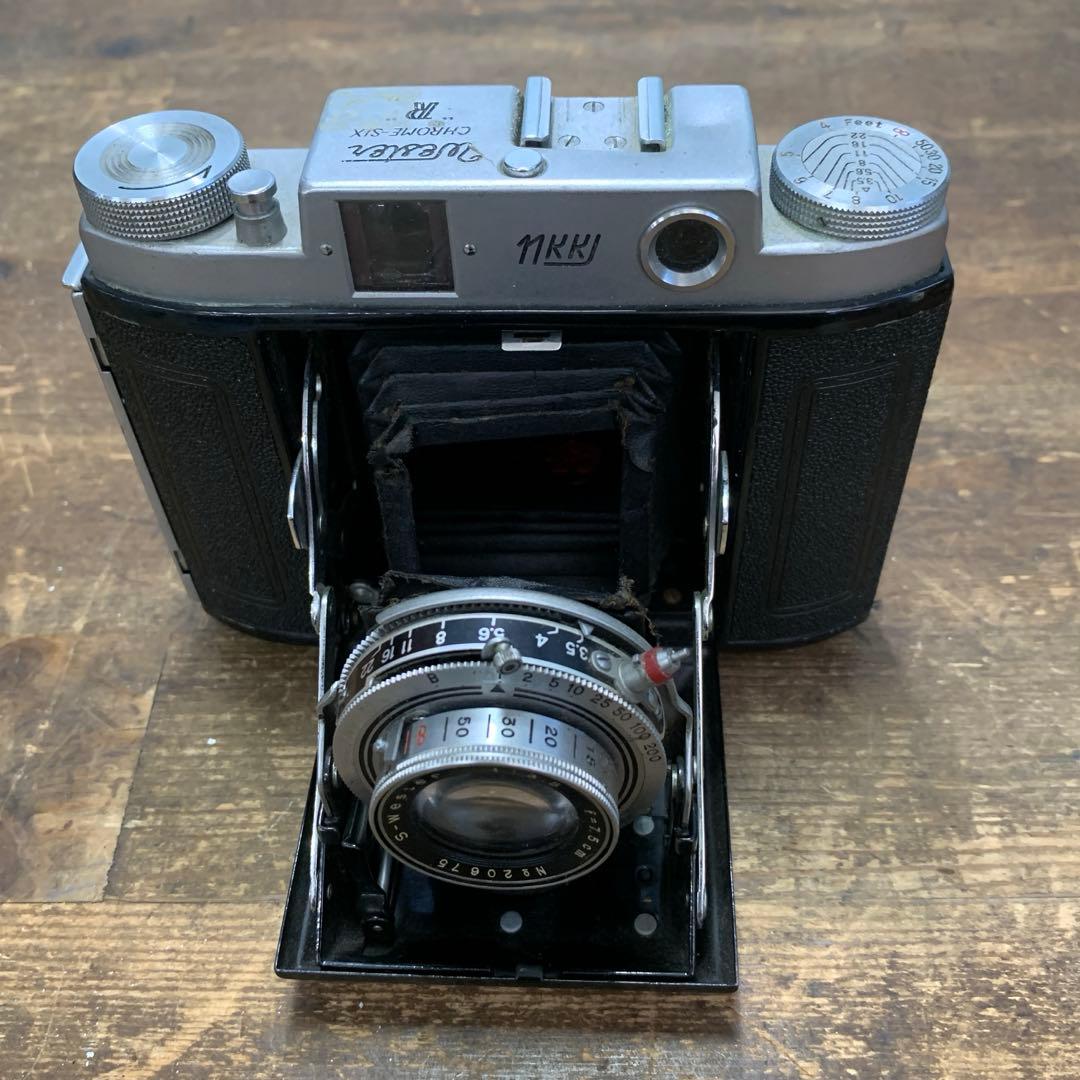 レトロ 西田光学 蛇腹式カメラ WESTER SIX