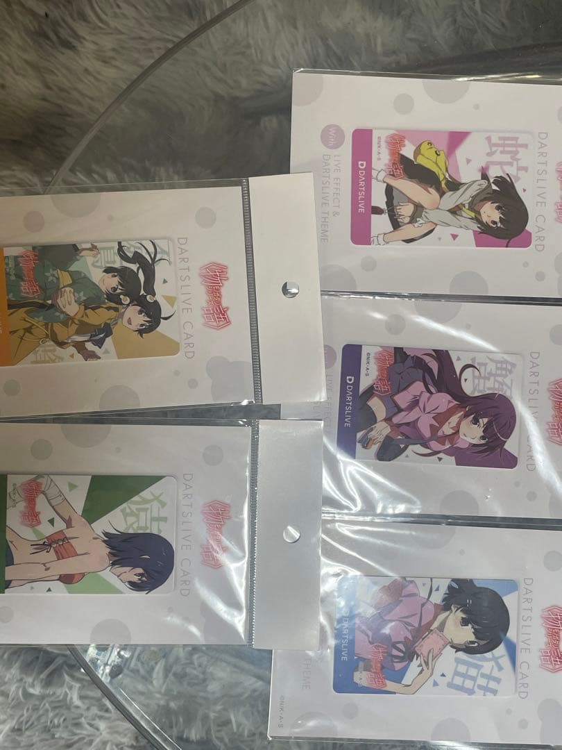 化物語 ダーツライブカード 5枚セット