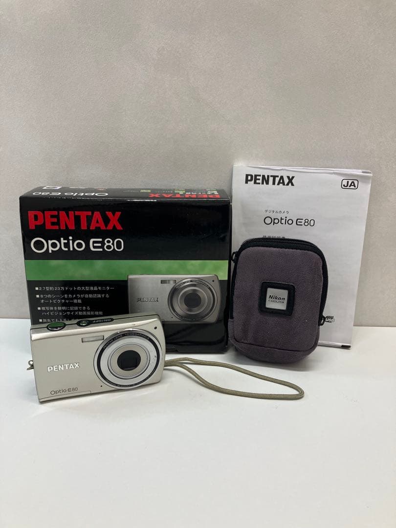 PENTAX Optio E80 コンパクトデジタルカメラ　【3841】