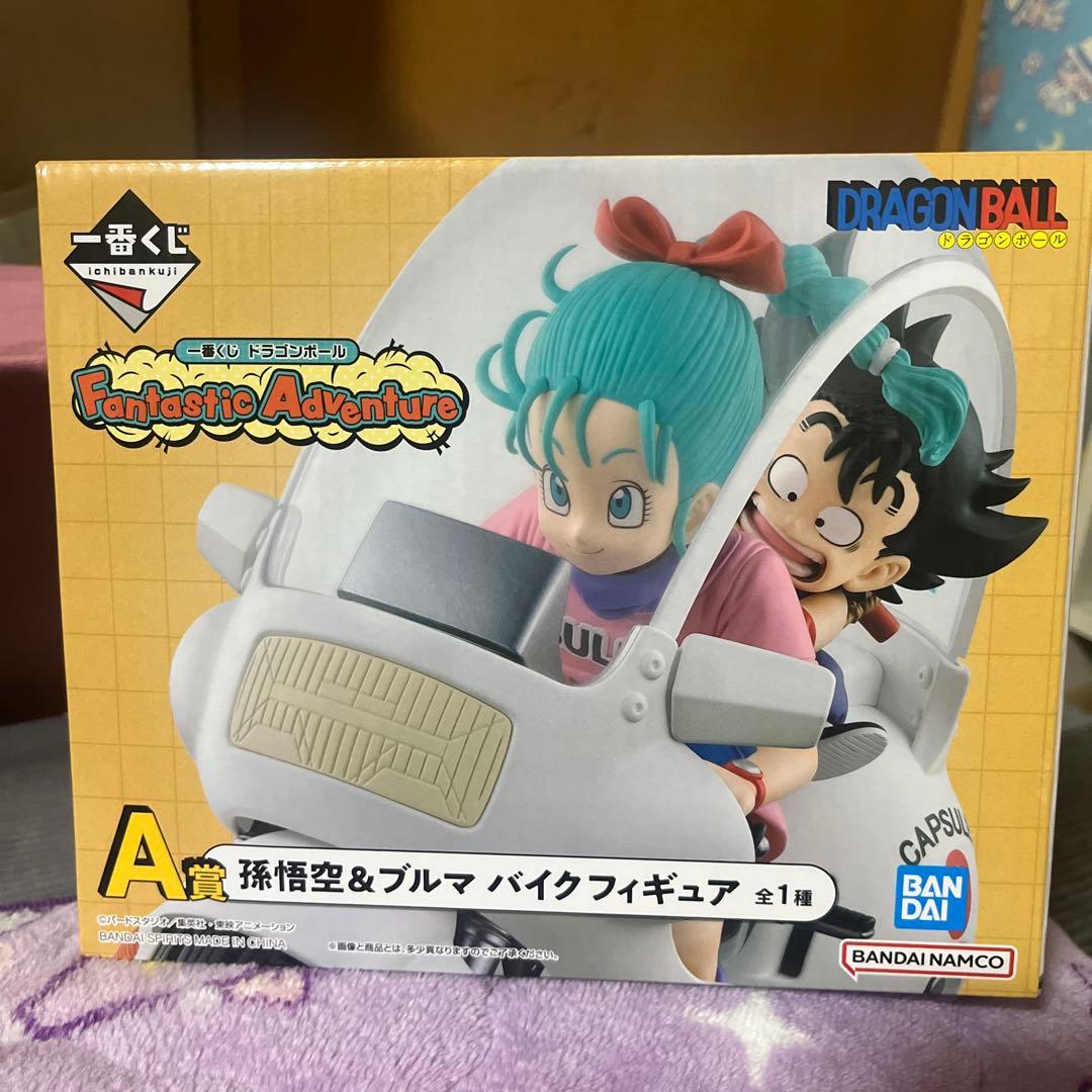 一番くじ　ドラゴンボール A賞　悟空&ブルマ　バイクフィギュア　正規品