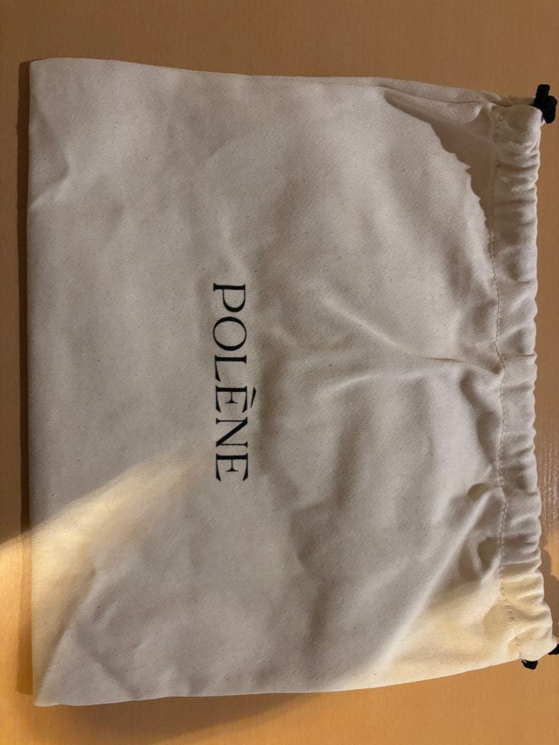 最終お値下げ！POLENE 黒 レザー ミニバッグお値下げ