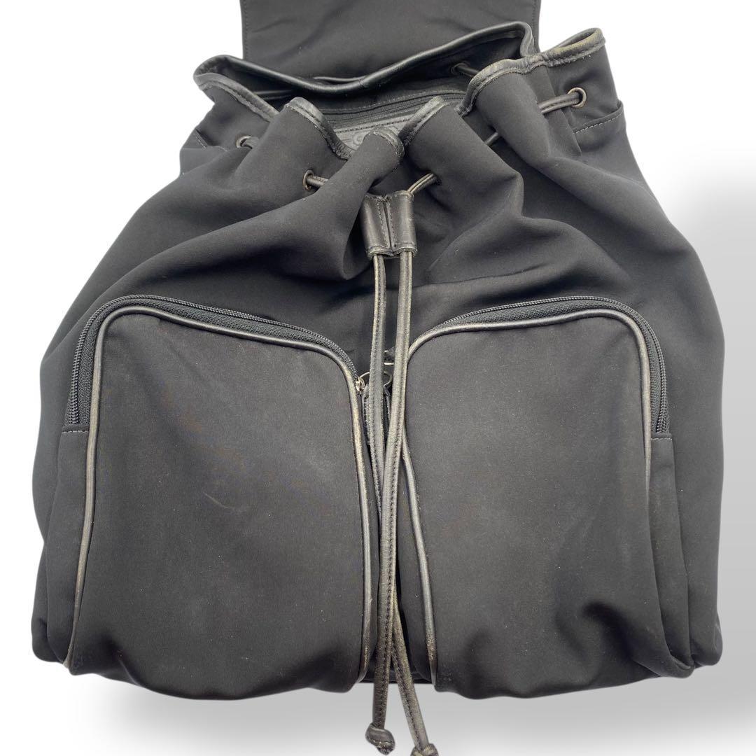 美品 COACH コーチ メンズ リュック バックパック 大容量 レザー 黒