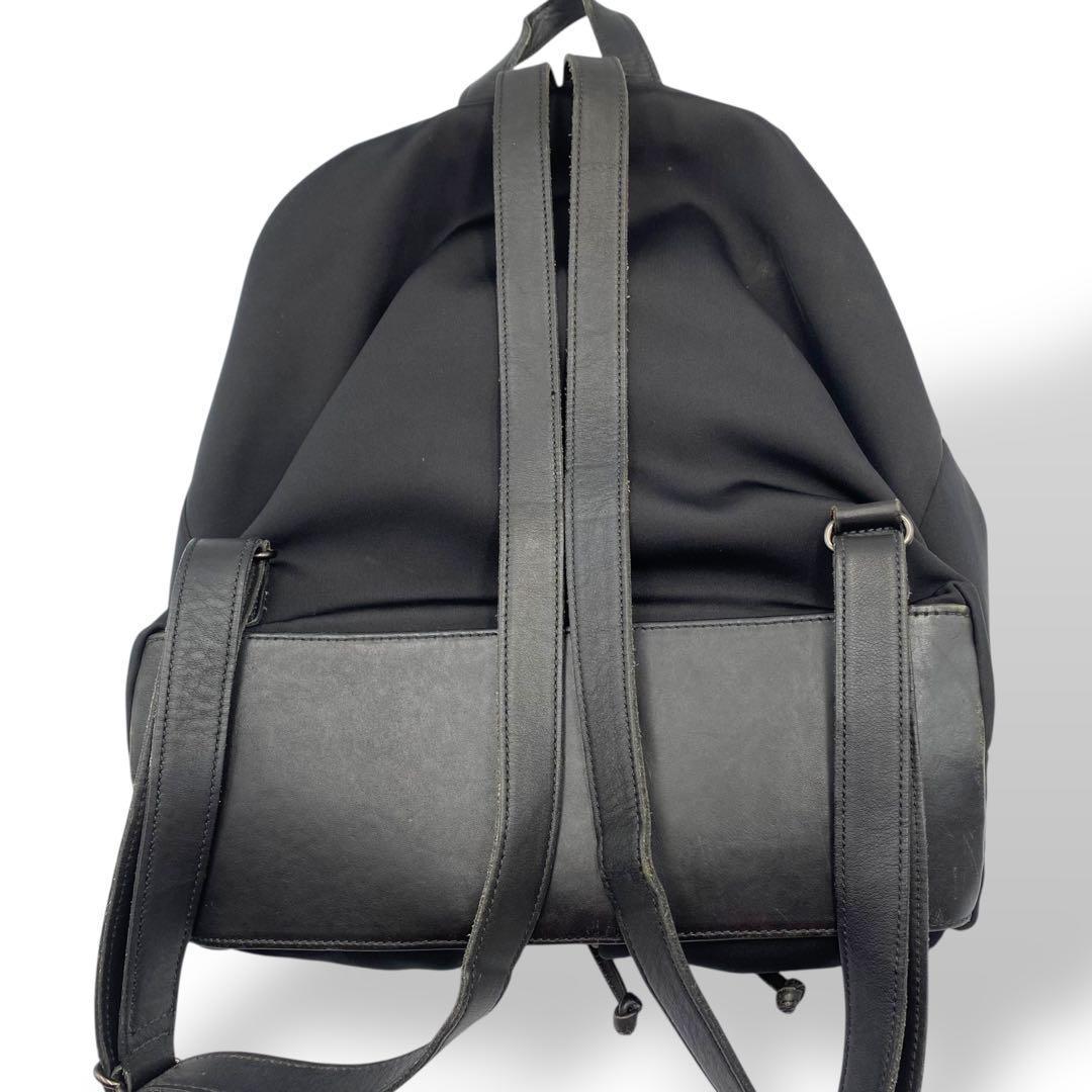 美品 COACH コーチ メンズ リュック バックパック 大容量 レザー 黒