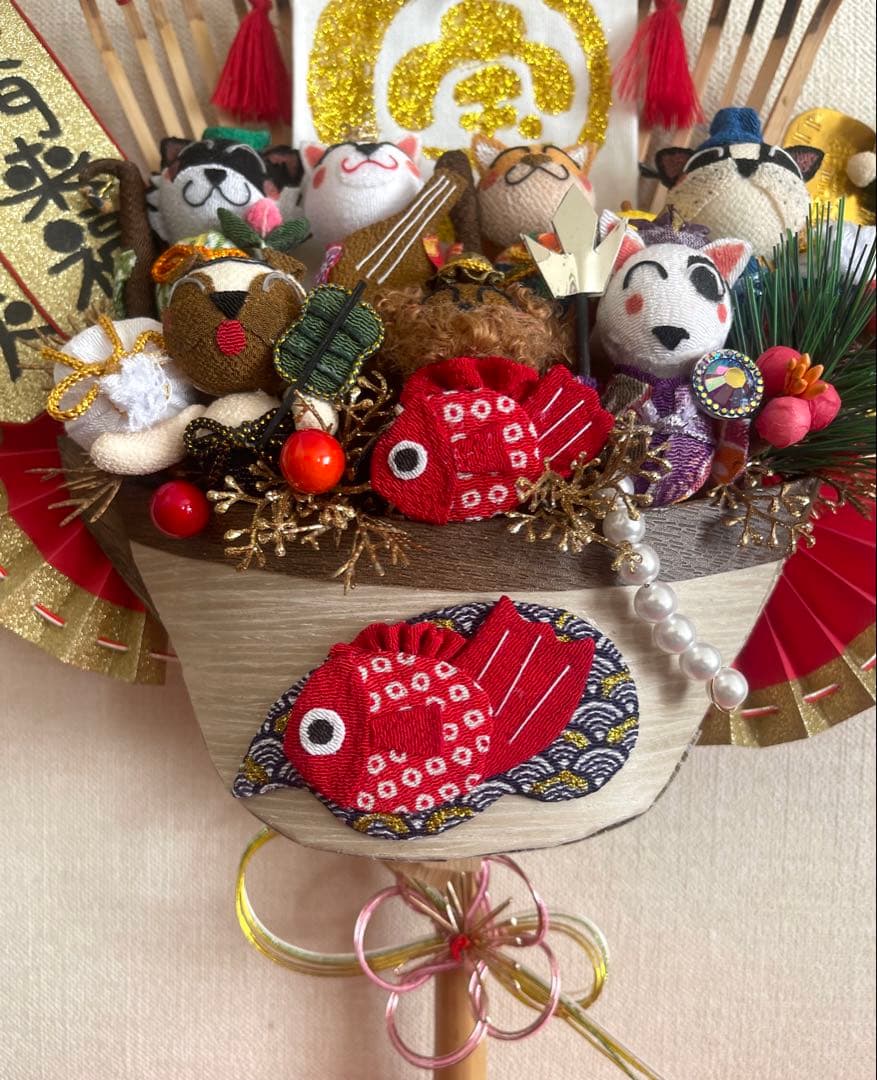 ワンチャンの熊手