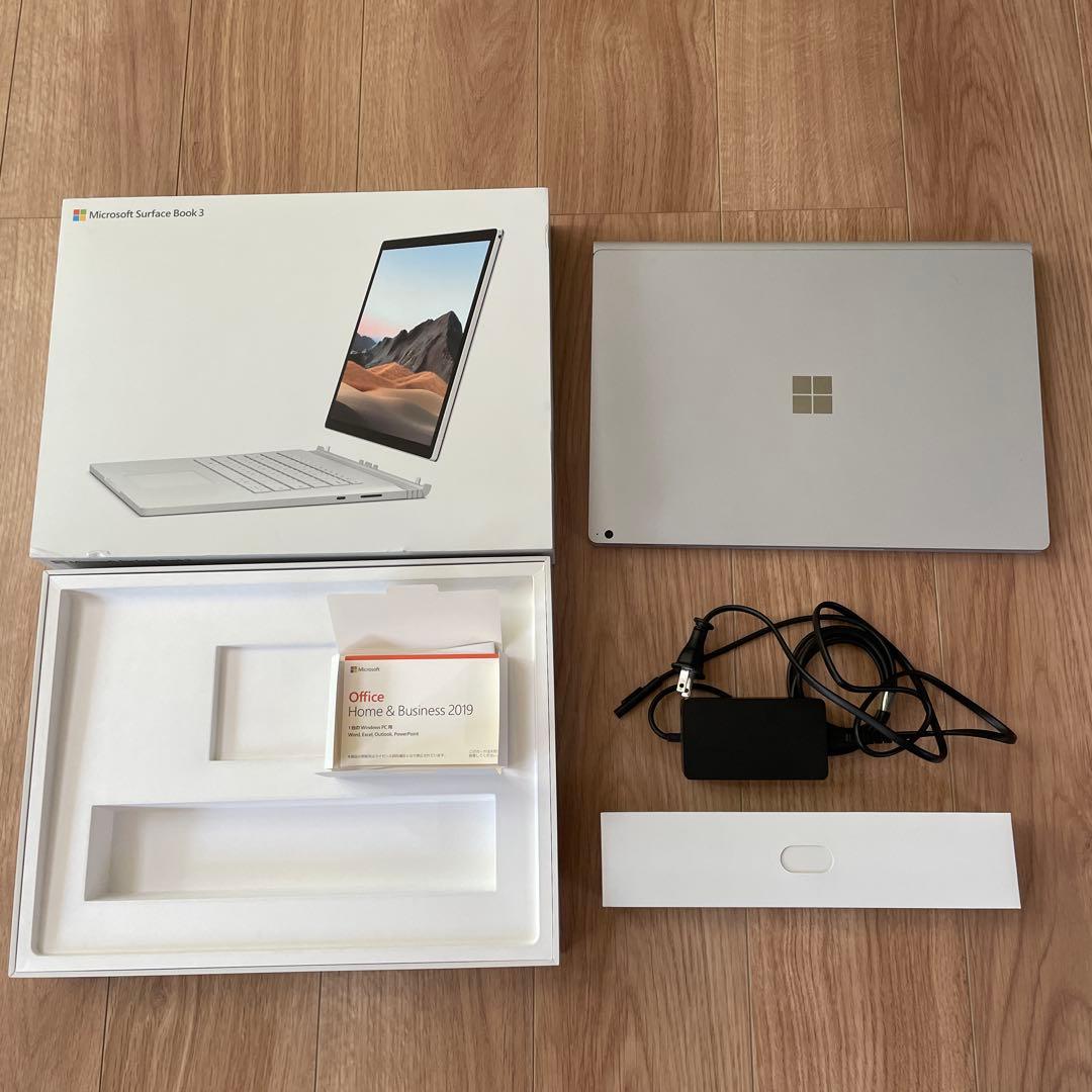 15インチ surface book 3 /core i7/256GB/16GB