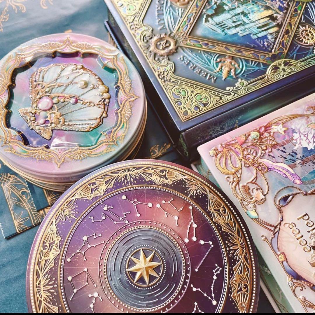 メリーチョコレート ナハトラビュリント 缶入りチョコ 4点セット