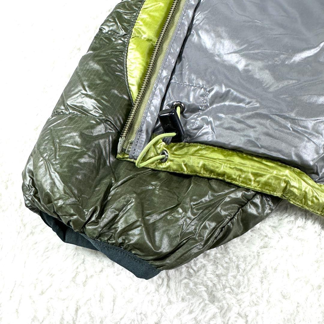モンベル U.L.ダウンガイドパーカ メンズ Lサイズ グリーン ドローコード有