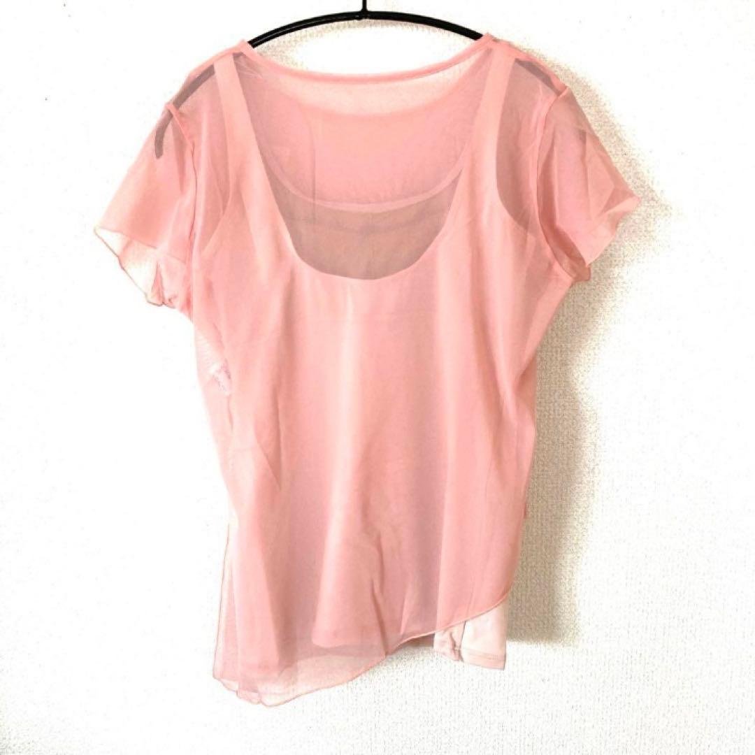 チャコット ブラトップ チュールTシャツ セット M ヨガウェア バレエ ダンス