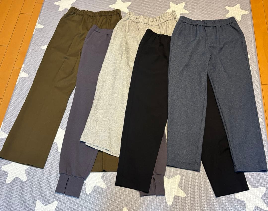 新品タグ付き★ヤマダヤ系列　きれいめパンツ５本