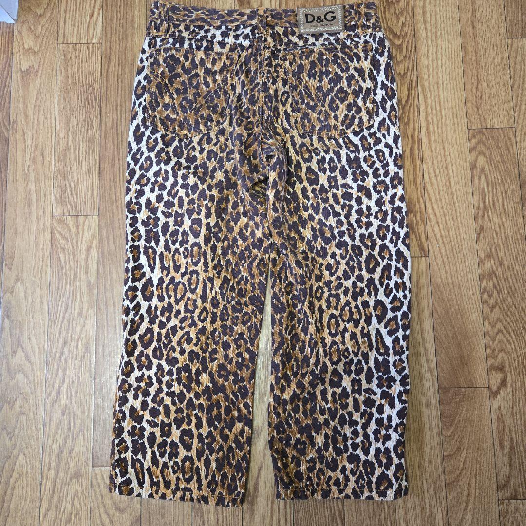 D&G ヒョウ柄ジーンズ 26/40