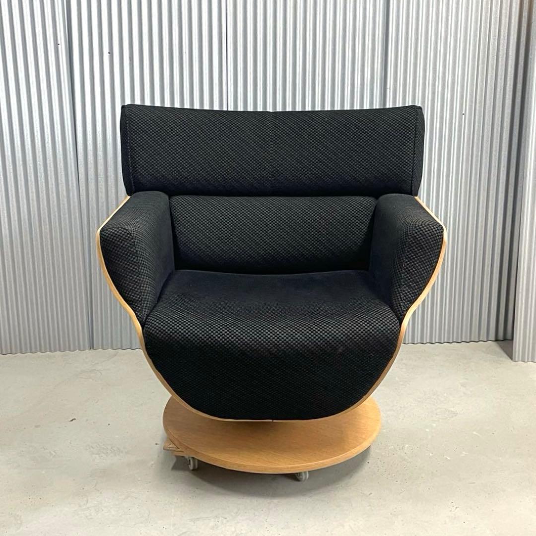 【冨士ファニチア】 Tapio タピオ　パーソナルチェア 回転式 木製フレーム