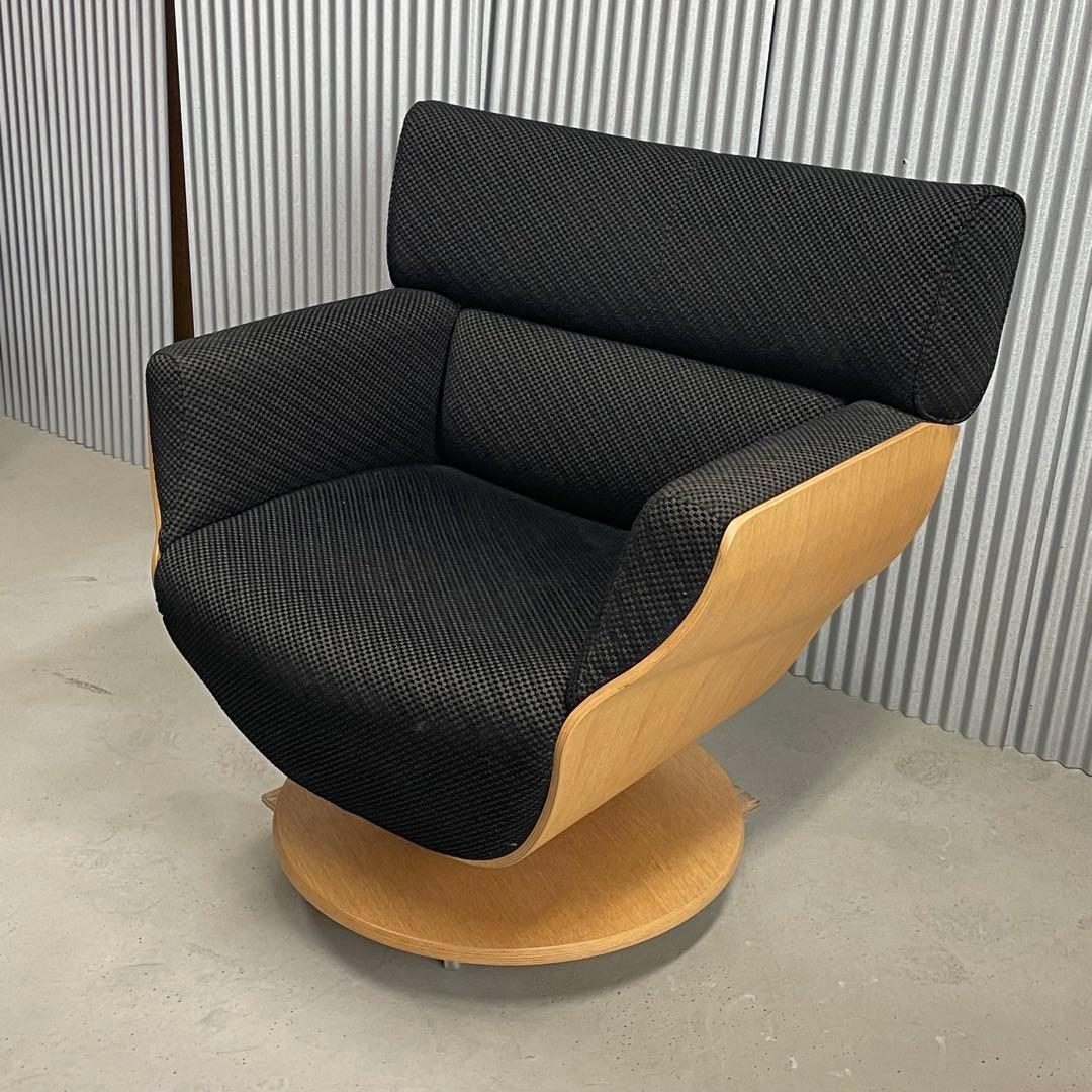 【冨士ファニチア】 Tapio タピオ　パーソナルチェア 回転式 木製フレーム