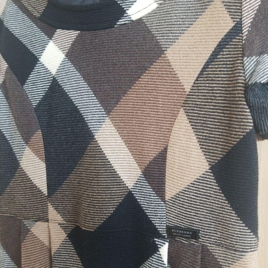 BURBERRYブルーレーベル チェック柄 半袖 ワンピース