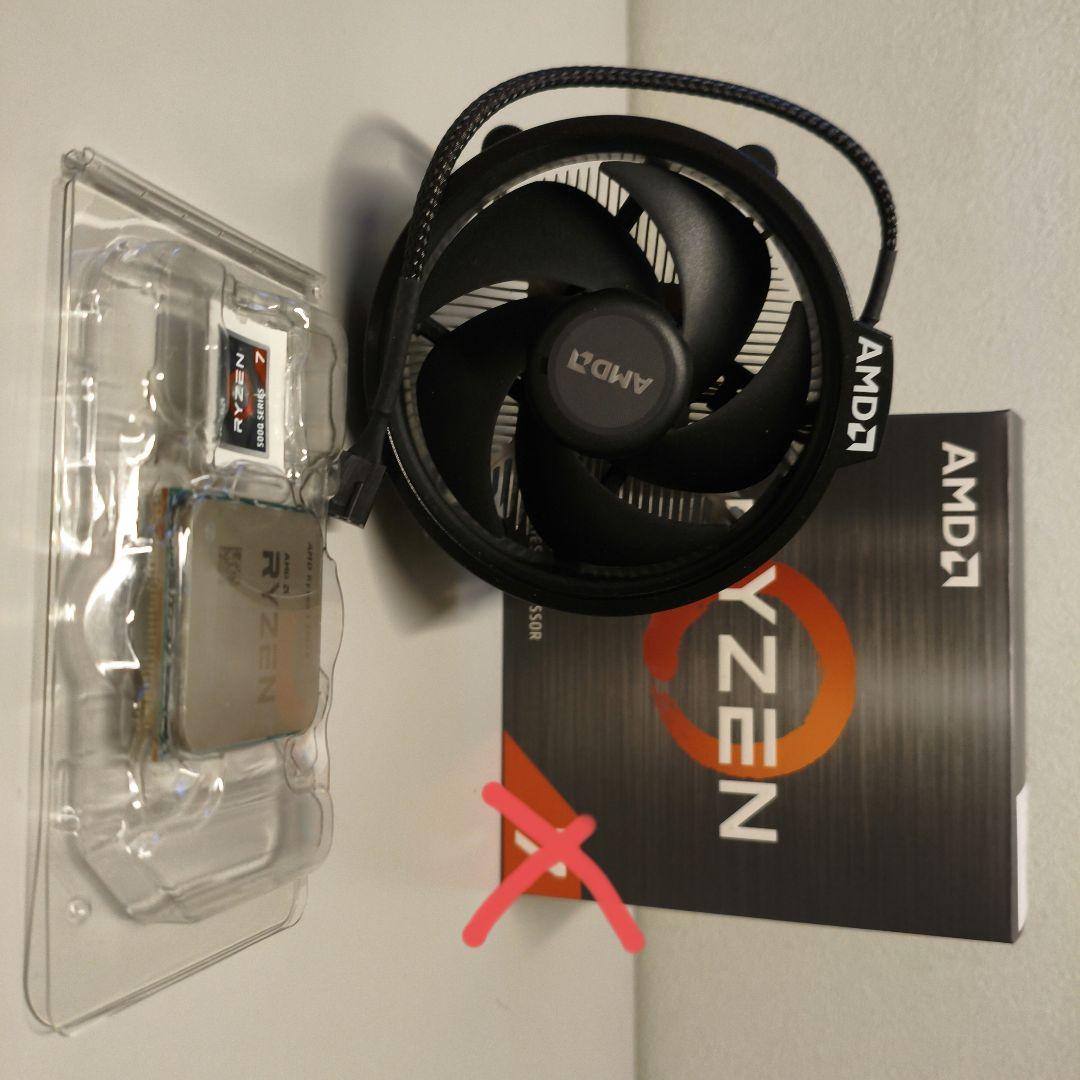 AMD Ryzen 5 5600x CPU + クーラーセット