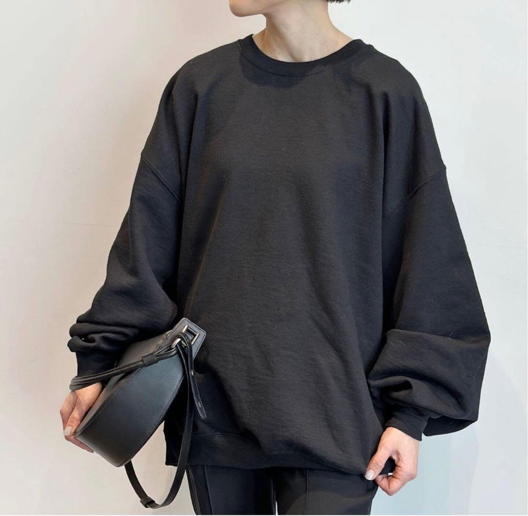 AP STUDIO PRE_/プレビッグスリーブスウェット　ブラック
