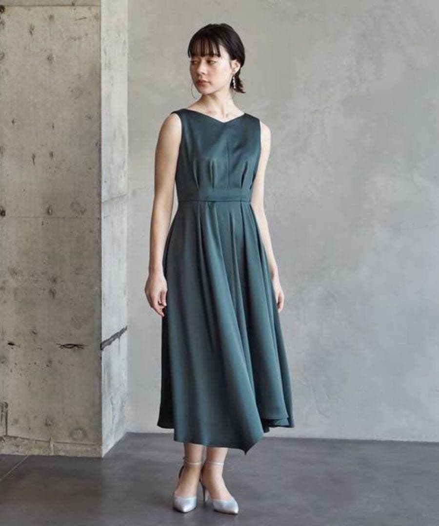 【ボレロセット】エメ　グリーンドレス　Mサイズ