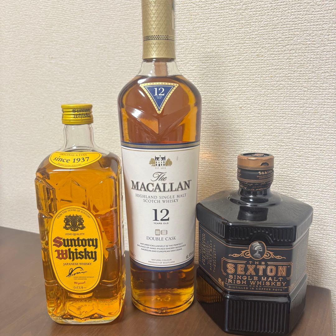 サントリー　ウイスキー　角　マッカラン　 セクストン