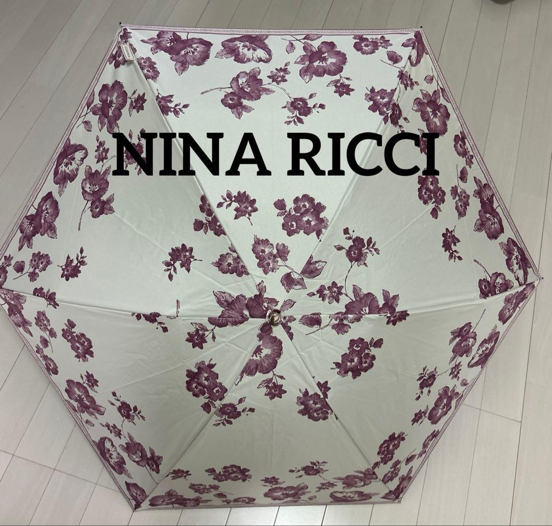 NINA RICCI晴雨兼用日傘 サマーシールドLII 軽量 レッド　新品