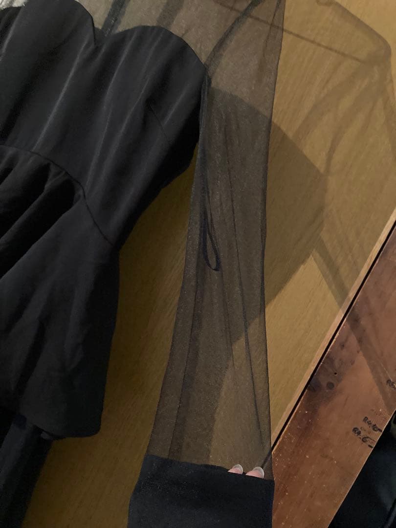 SOPHISTICATED PEPLUM DRESS アメリ　ameri