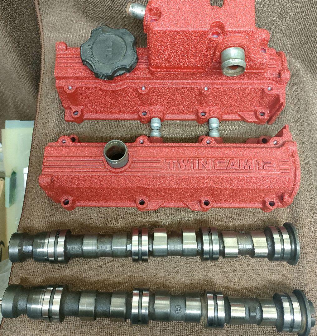 アルトワークス　F6A ツインカム純正カムシャフトホルダー/カムシャフト付