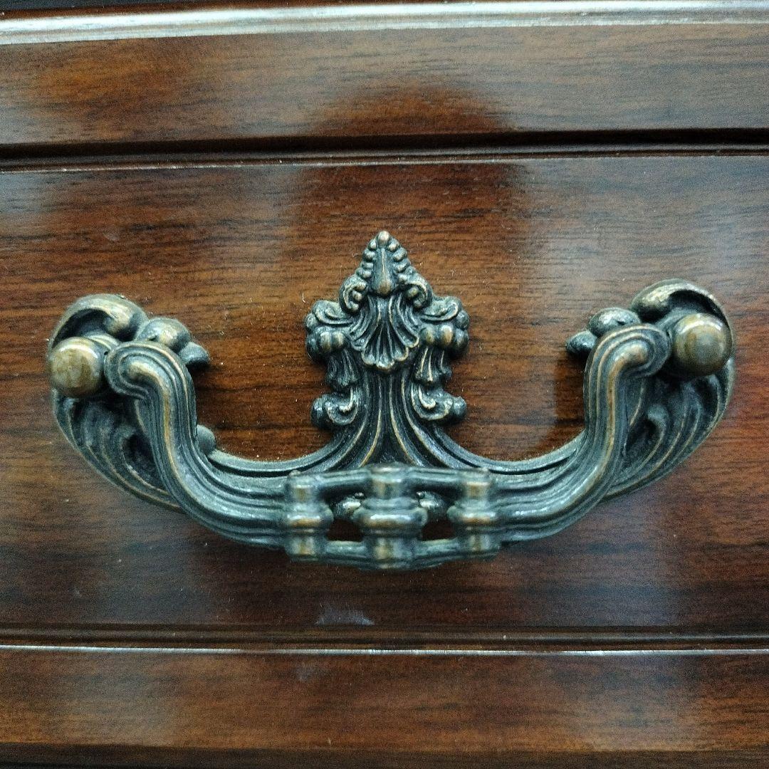 カリモク コロニアル サイドチェスト ４段収納