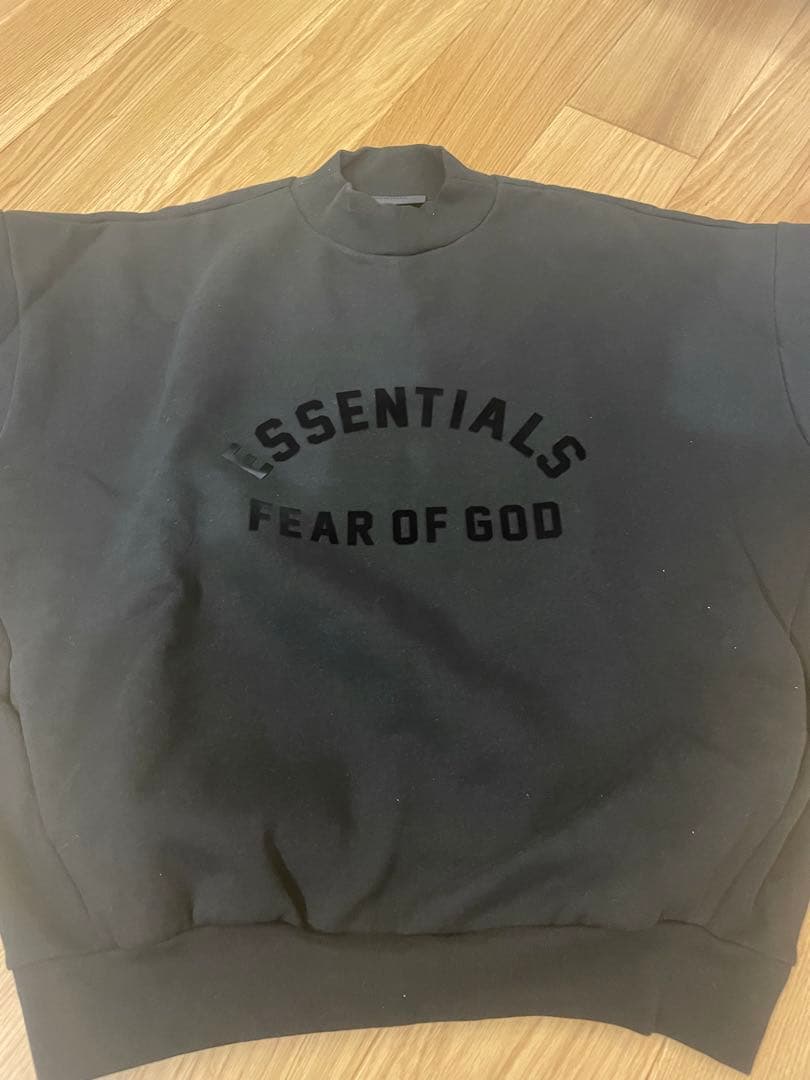 ESSENTIALS FEAR OF GOD ブラック スウェット L