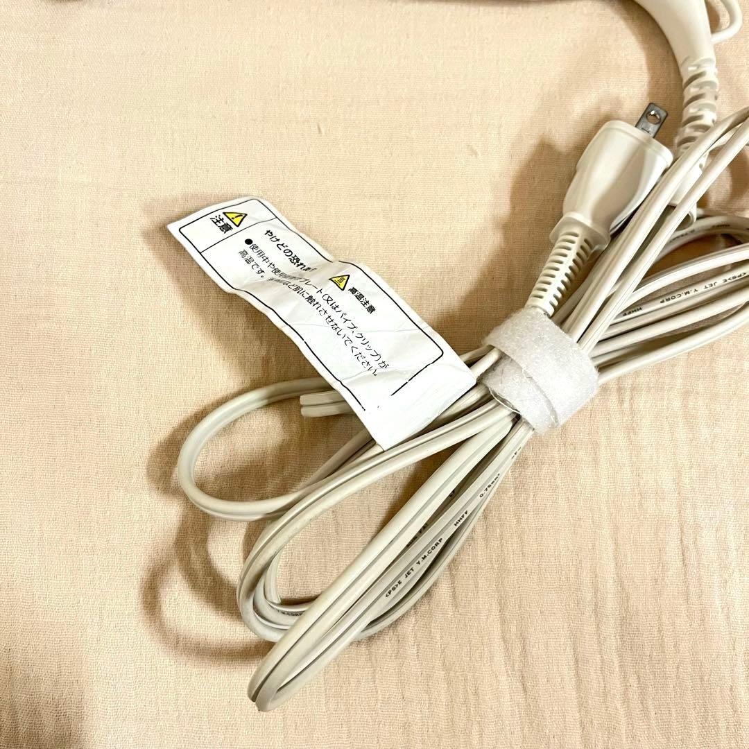 絹女 KINUJO ストレートアイロン ホワイト シルクプレート