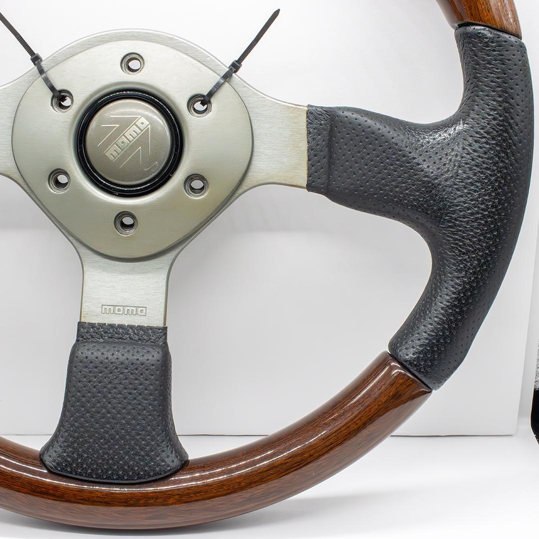 MOMO ウッド＆レザーステアリング 35Φ　シフトノブ