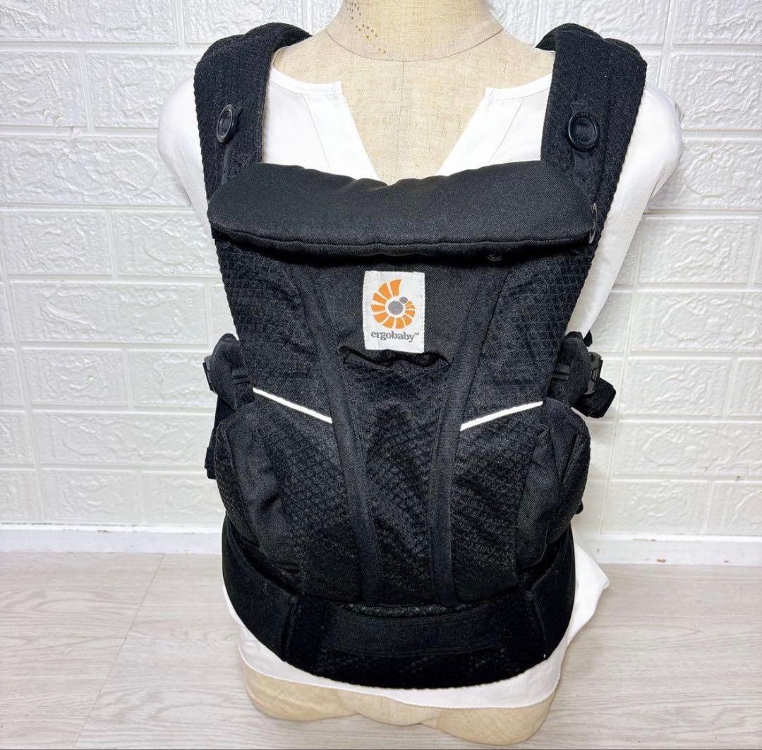 ergobaby OMNI ブリーズ 抱っこ紐 黒 完備品