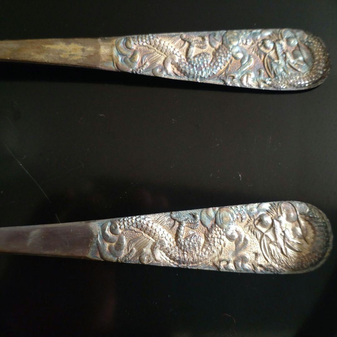 韓国　アンティ−ク カトラリーセット