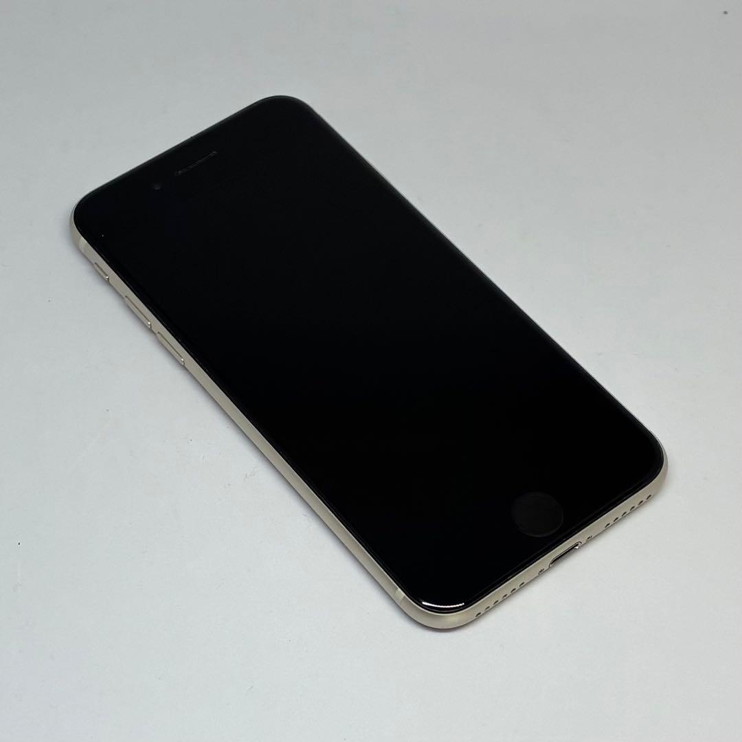 M29美品【電池新品100％表示】iPhone SE3 128GB スターライト