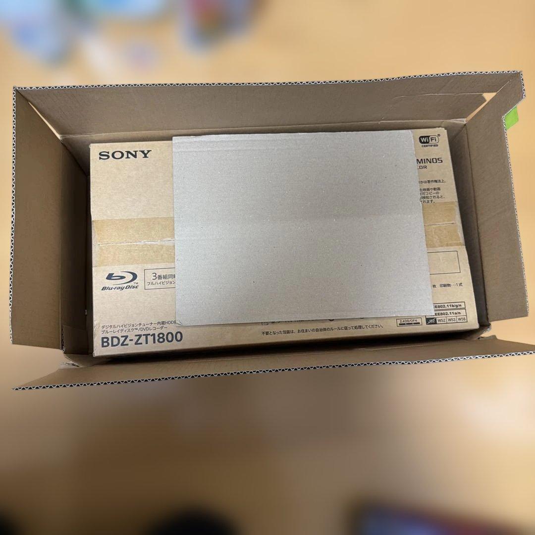 SONY ソニー HDD内蔵ブルーレイレコーダー BDZ-ZT1800 1TB