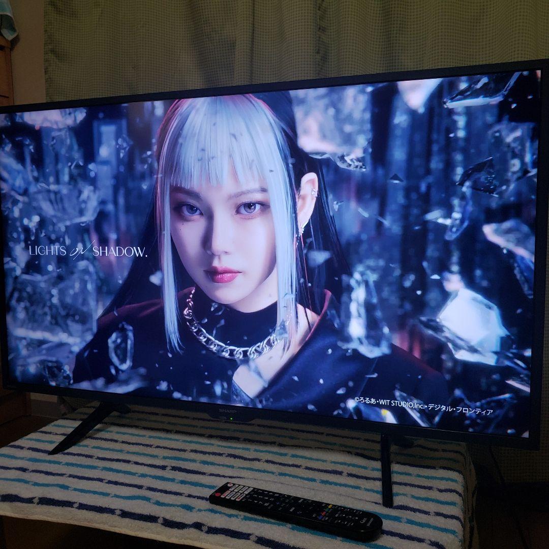 AQUOS SHARP4K液晶TV4T-C42DJ1/2023年製/未使用に近い