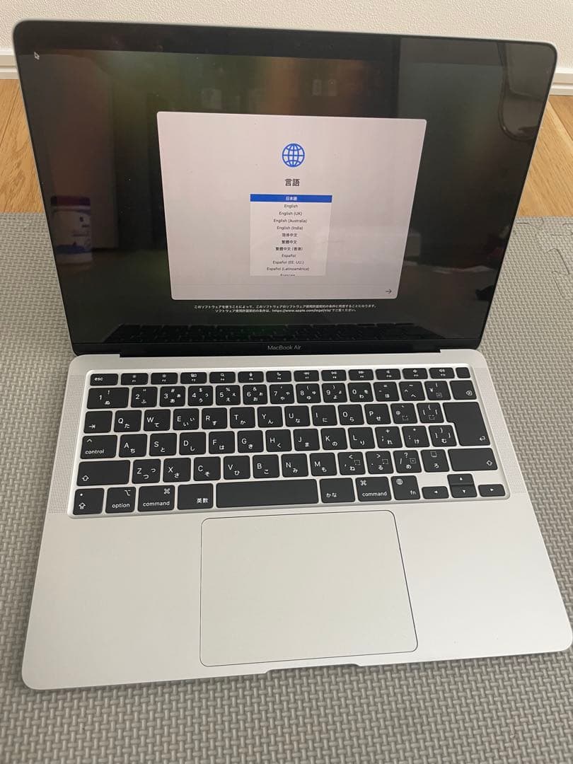 MacBook本体 Apple MacBook Air M1 2020