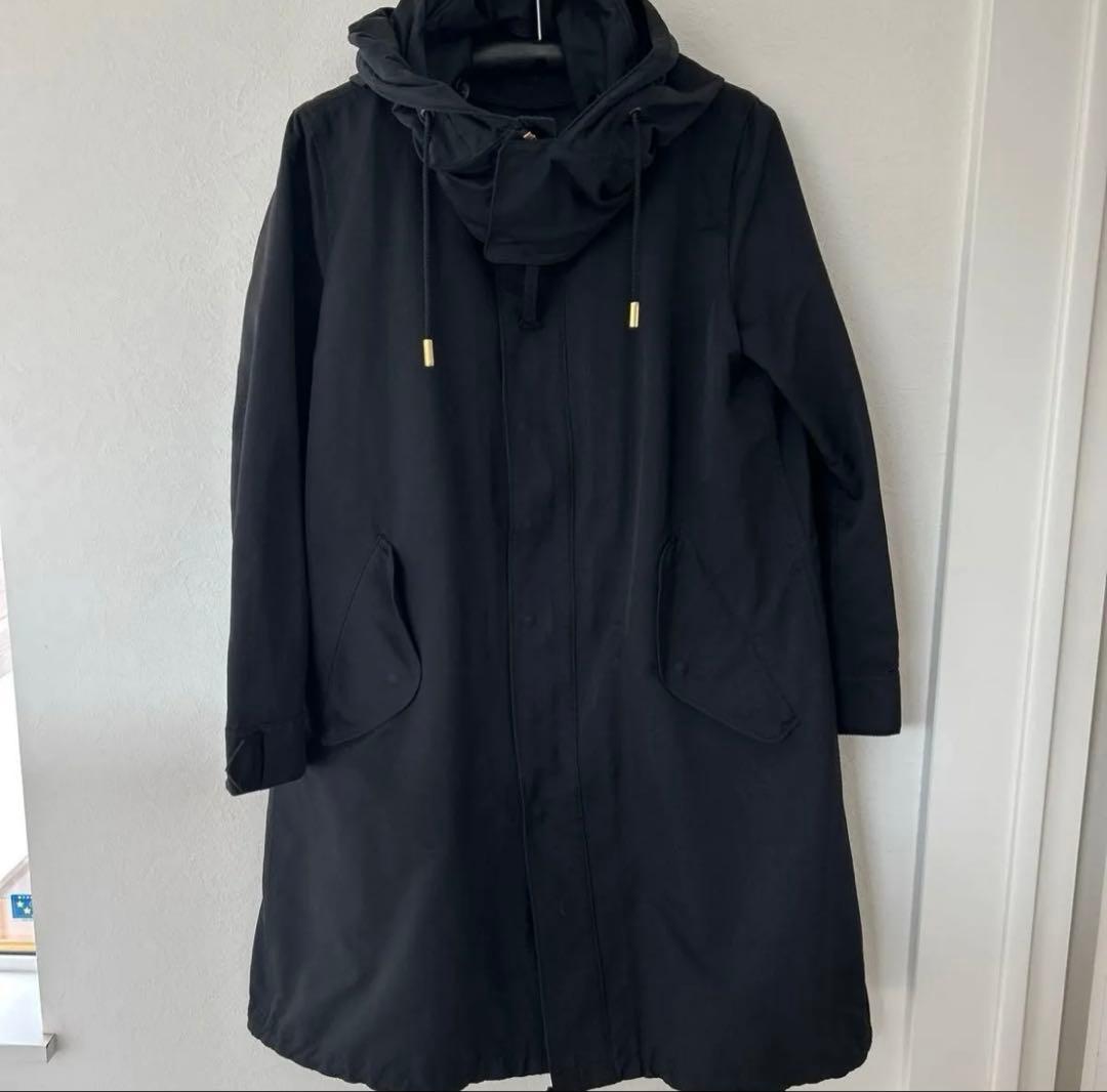 THE RERACS ロングモッズコート　ブラック　サイズ38