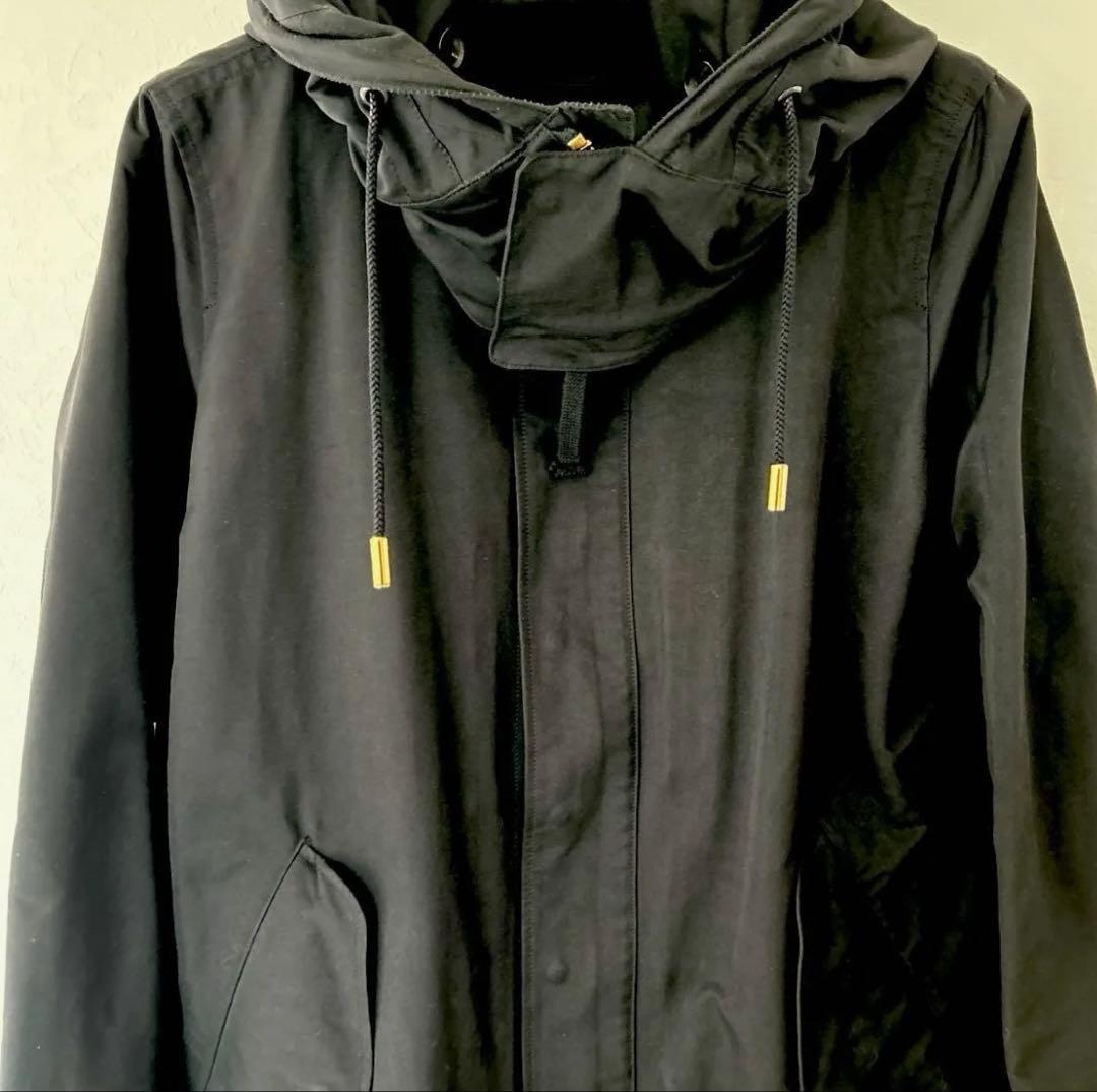 THE RERACS ロングモッズコート　ブラック　サイズ38