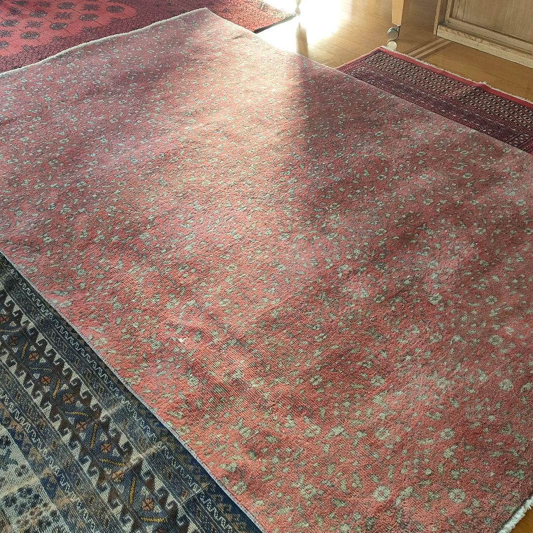 ヴィンテージ ラグ トルコ 赤系 特大
