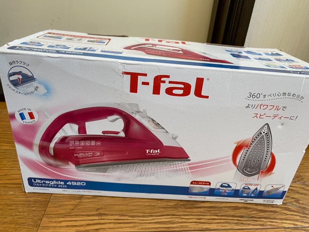 ティファール スチームアイロン ウルトラグライド 4920 特殊セラミック
