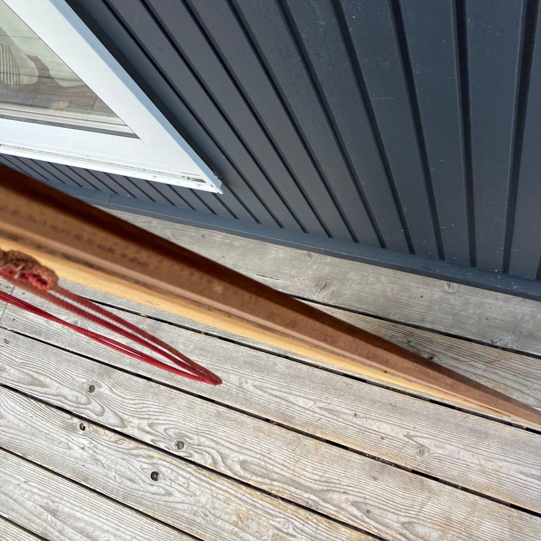 北欧レトロ ビンテージ 象嵌細工 花柄木製フレームミラー 等身鏡 姿見 壁掛け鏡