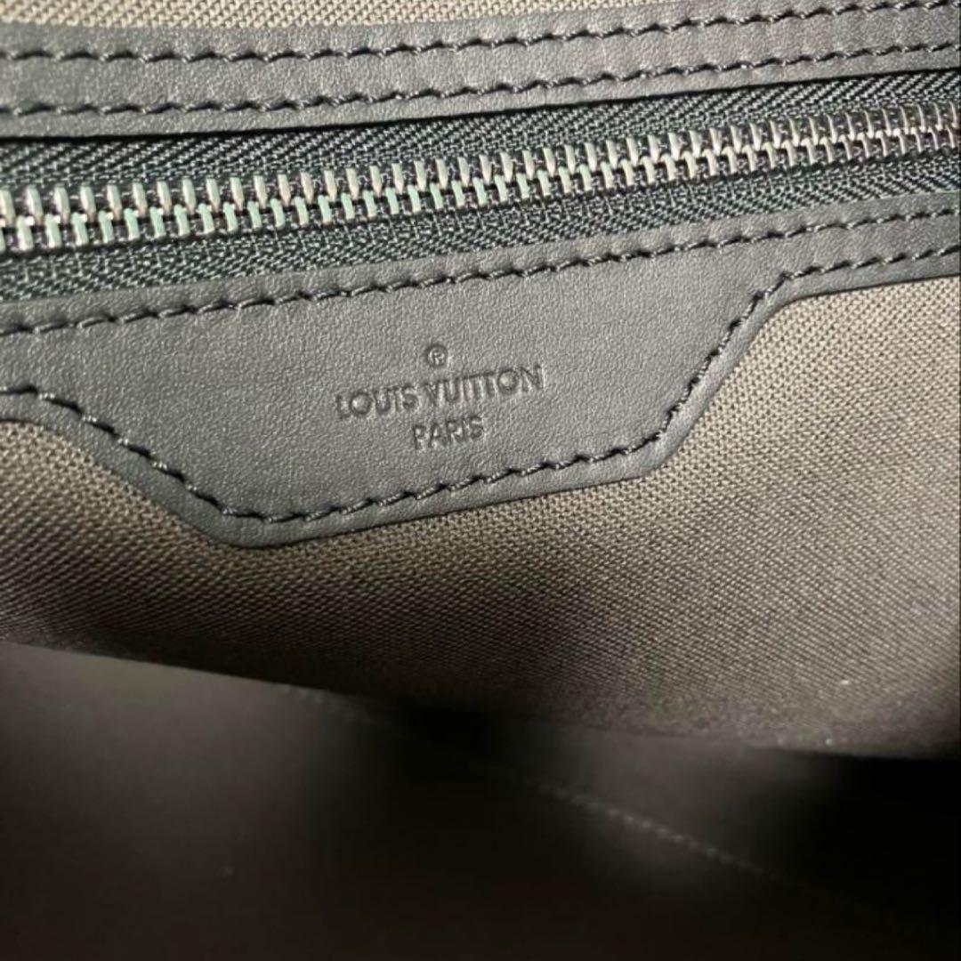 超美品　ルイヴィトン　ダミエ・アンフィニ　キーポル・バンドリエール45 オニキス