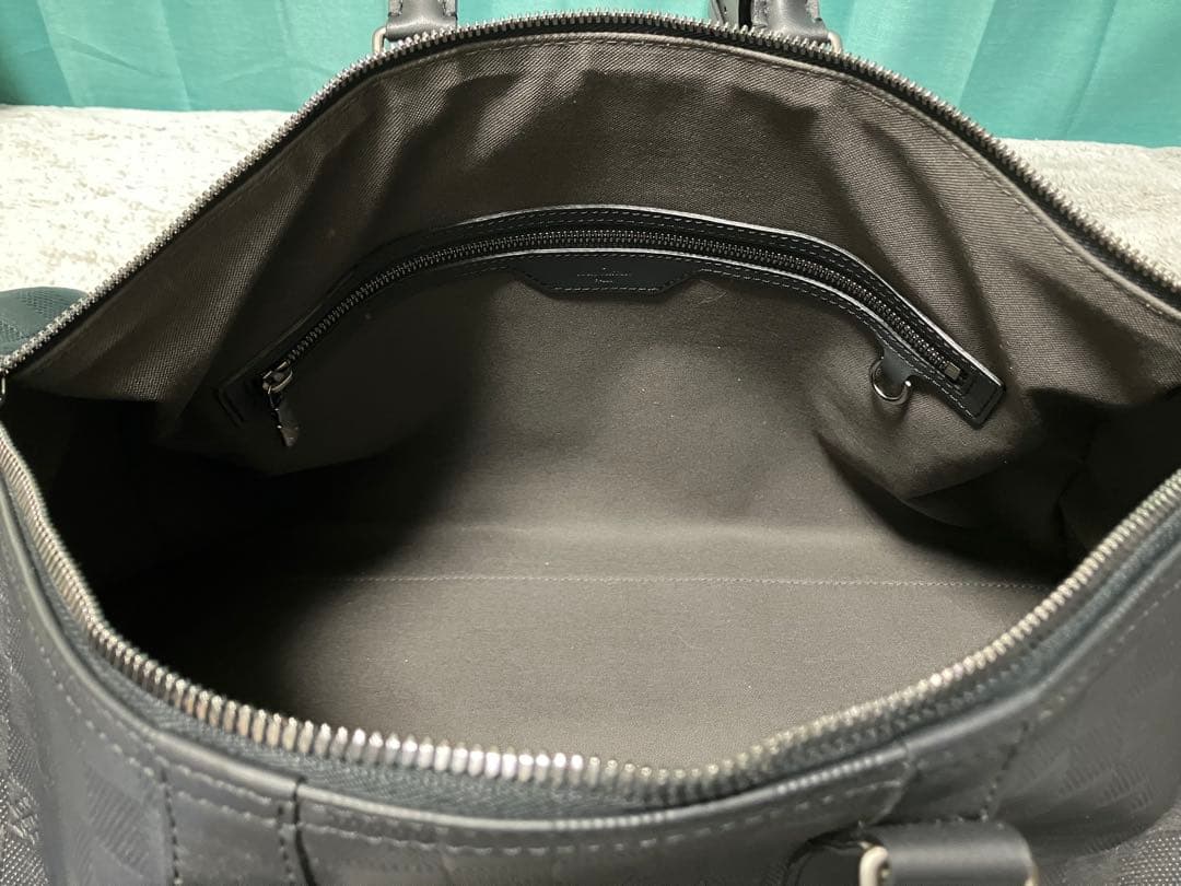 超美品　ルイヴィトン　ダミエ・アンフィニ　キーポル・バンドリエール45 オニキス