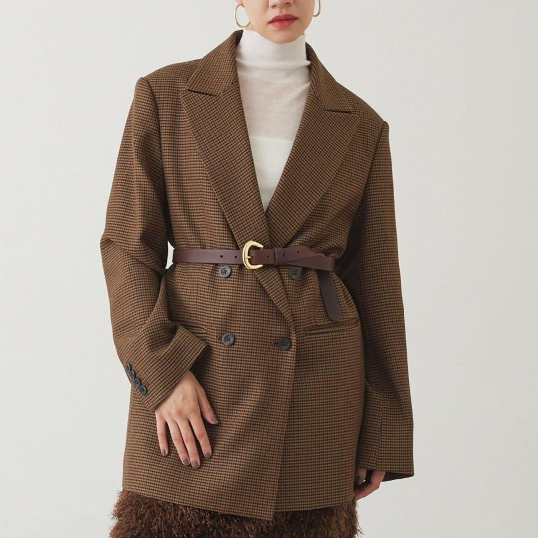 ウィムガゼット【THE PAUSE】チェックダブルジャケット