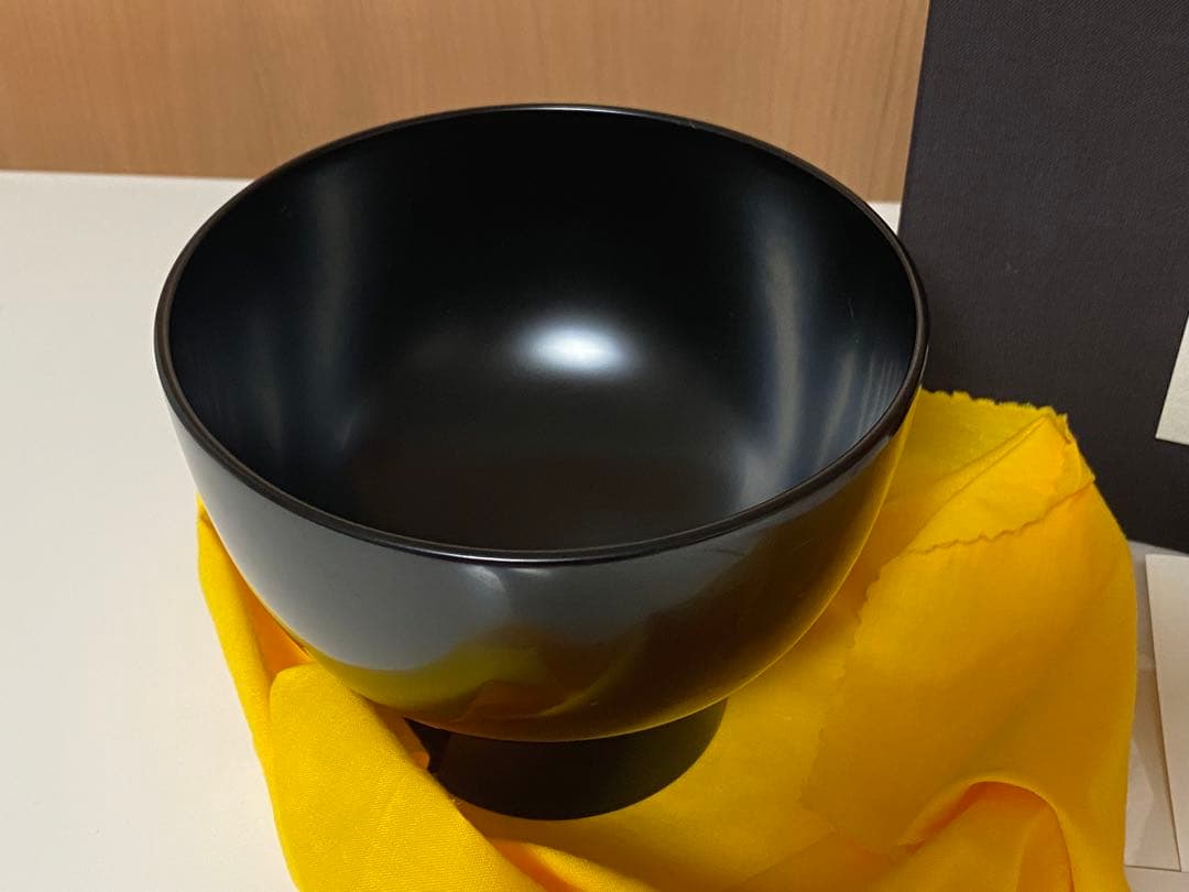 希少 輪島塗 合鹿椀 大向高洲堂 大椀 お椀 黒塗